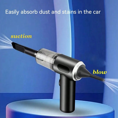 🌀 SwiftClean™ Mini 3-in-1 Vacuum | Compact Power for Home & Car 🚗🏠