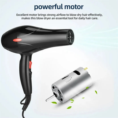 💨 LuxeAir™ Ionic Hair Dryer | Pro-Grade Fast-Dry Technology with Diffuser & Styling Tools