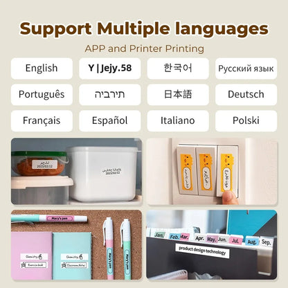 ✨LabelEase™ Smart Pocket Printer | Portable Bluetooth Label Maker for Home, Office & On-the-Go Organization 🏷️📱