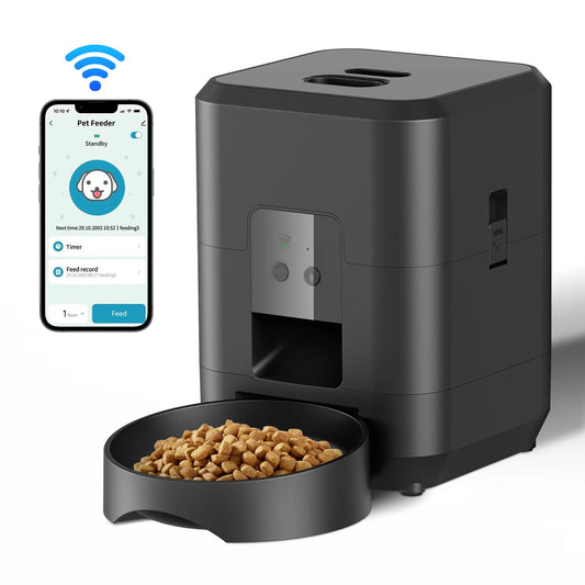 🐾 AutoSmart™ WiFi Pet Feeder | Hassle-Free Mealtime for Cats & Dogs 🐶🐱