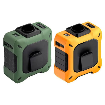 🌬️ AeroBreeze™ Turbo Waist & Neck Fan – 8000mAh Rechargeable Battery | Digital Display | Ultra-Quiet | 100-Speed Control | Outdoor Hands-Free Cooling ❄️